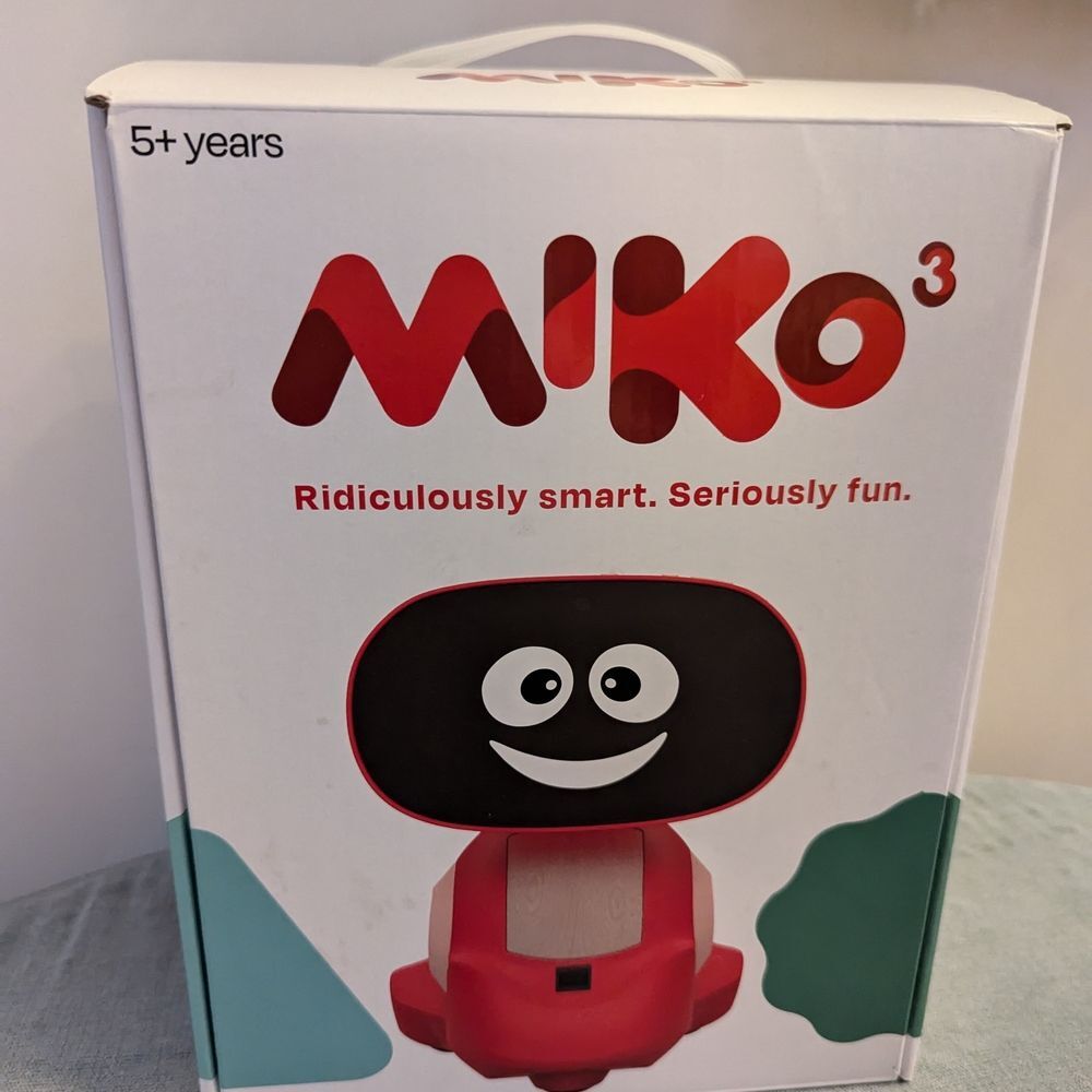 Miko 3: Ai-Powered Smart Robot for Kids STEAM Learning & Educational Robot - Red
